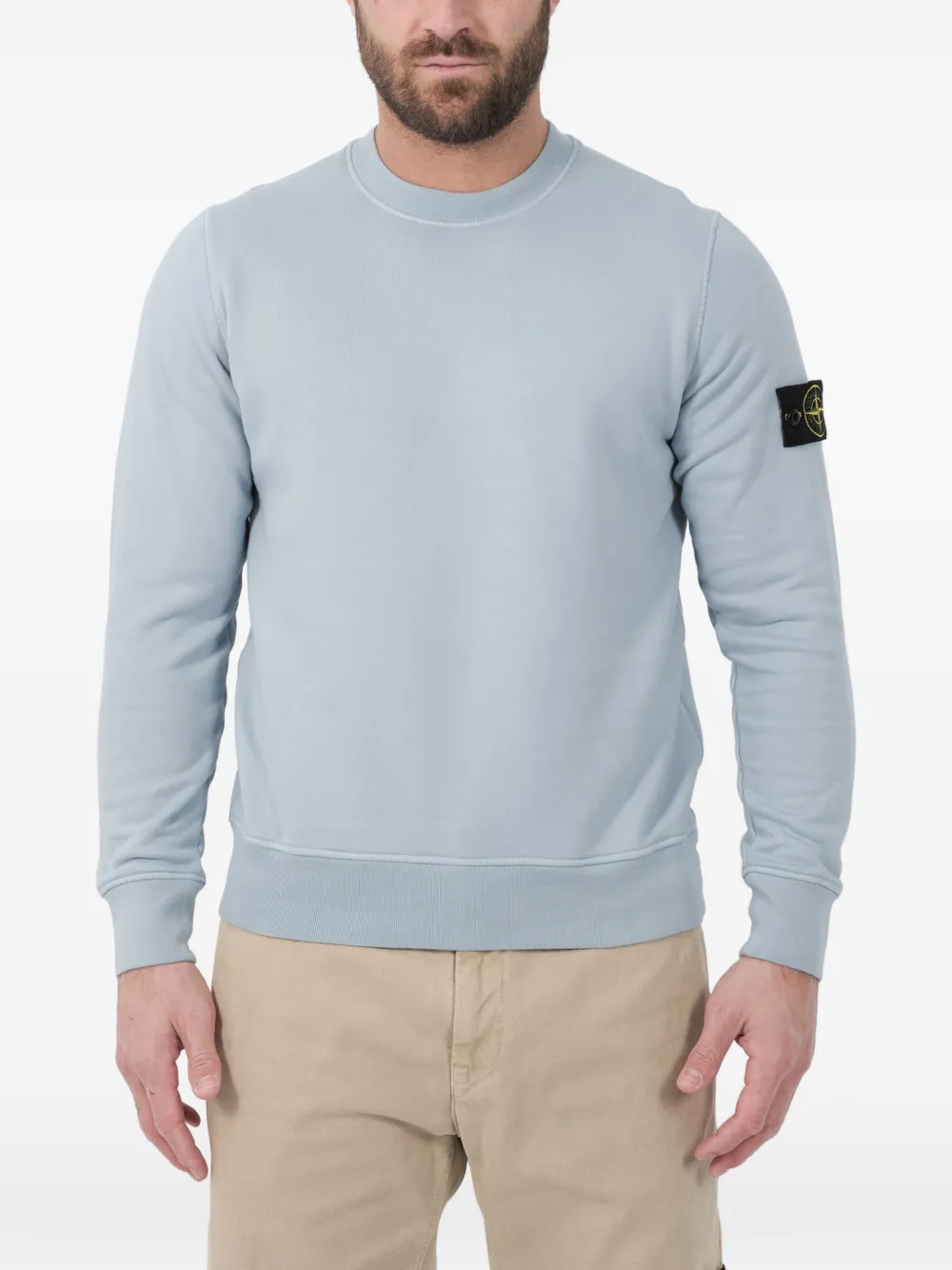 Stone Island Compass-badge sweatshirt - Blau