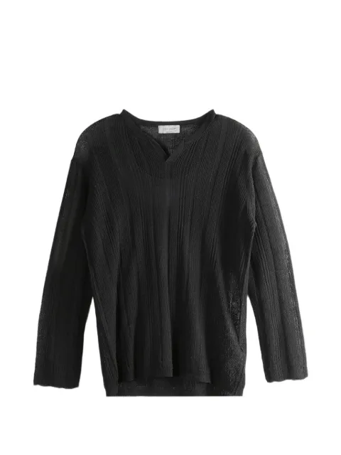 Yohji Yamamoto Henry V-neck T-shirt