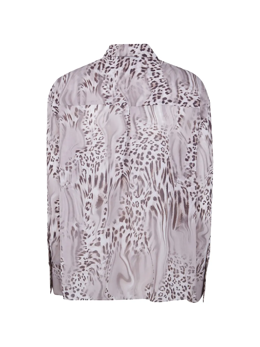 Buttoned Animal Print Shirt