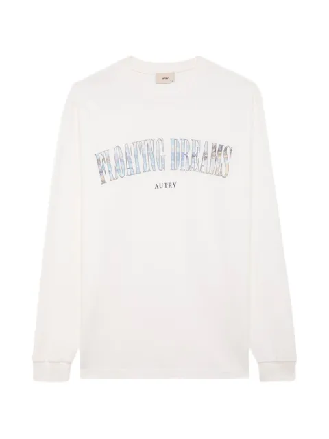 Autry Landscape long-sleeve cotton T-shirt