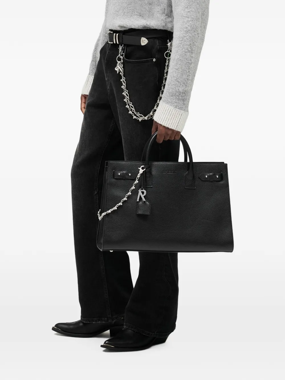 Represent Bootcut denim broek Zwart