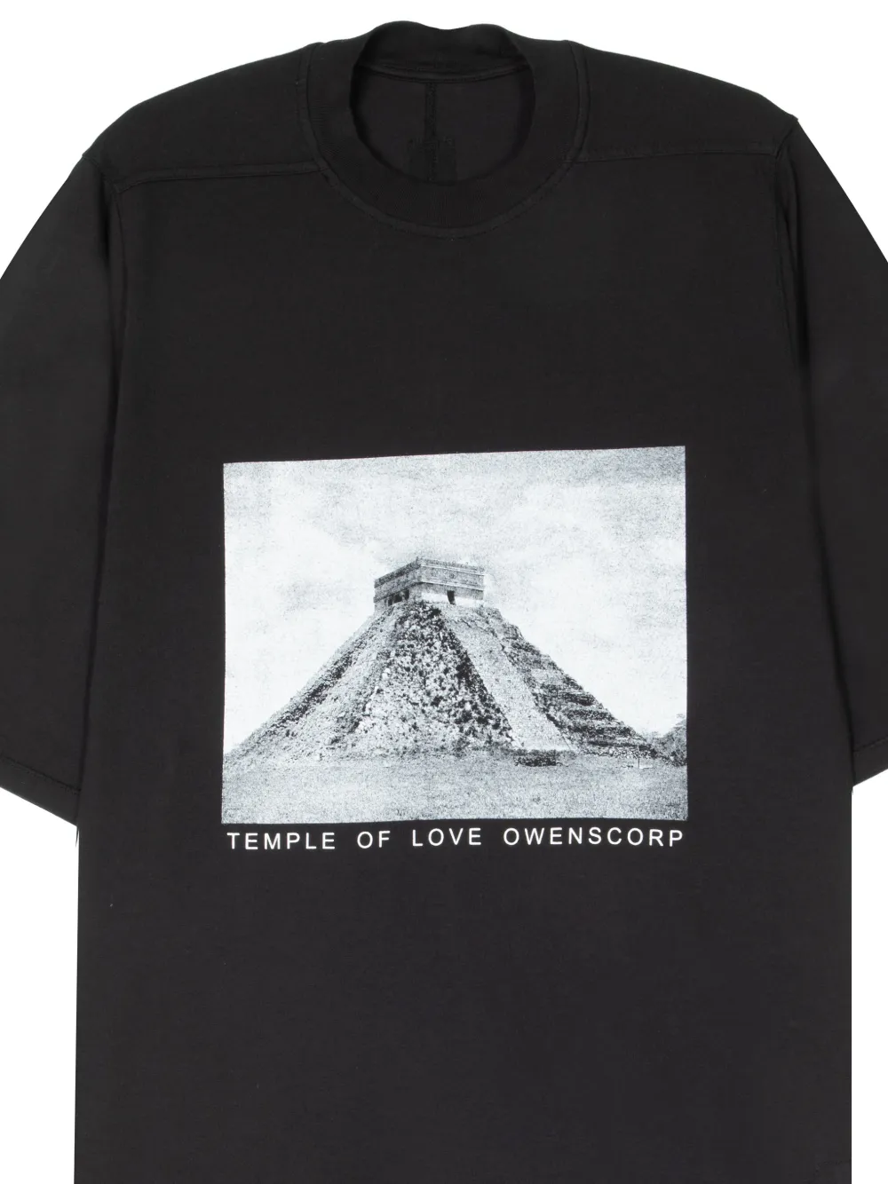 Rick Owens DRKSHDW Jumbo oversized T-shirt met grafische print Zwart