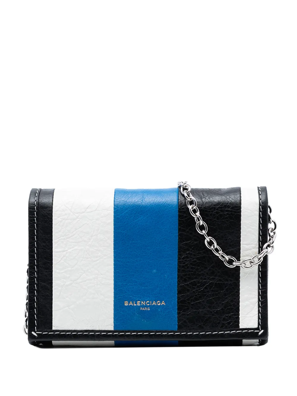 Balenciaga Pre-Owned Borsa a tracolla Bazar in pelle di agnello 2018 - Blu