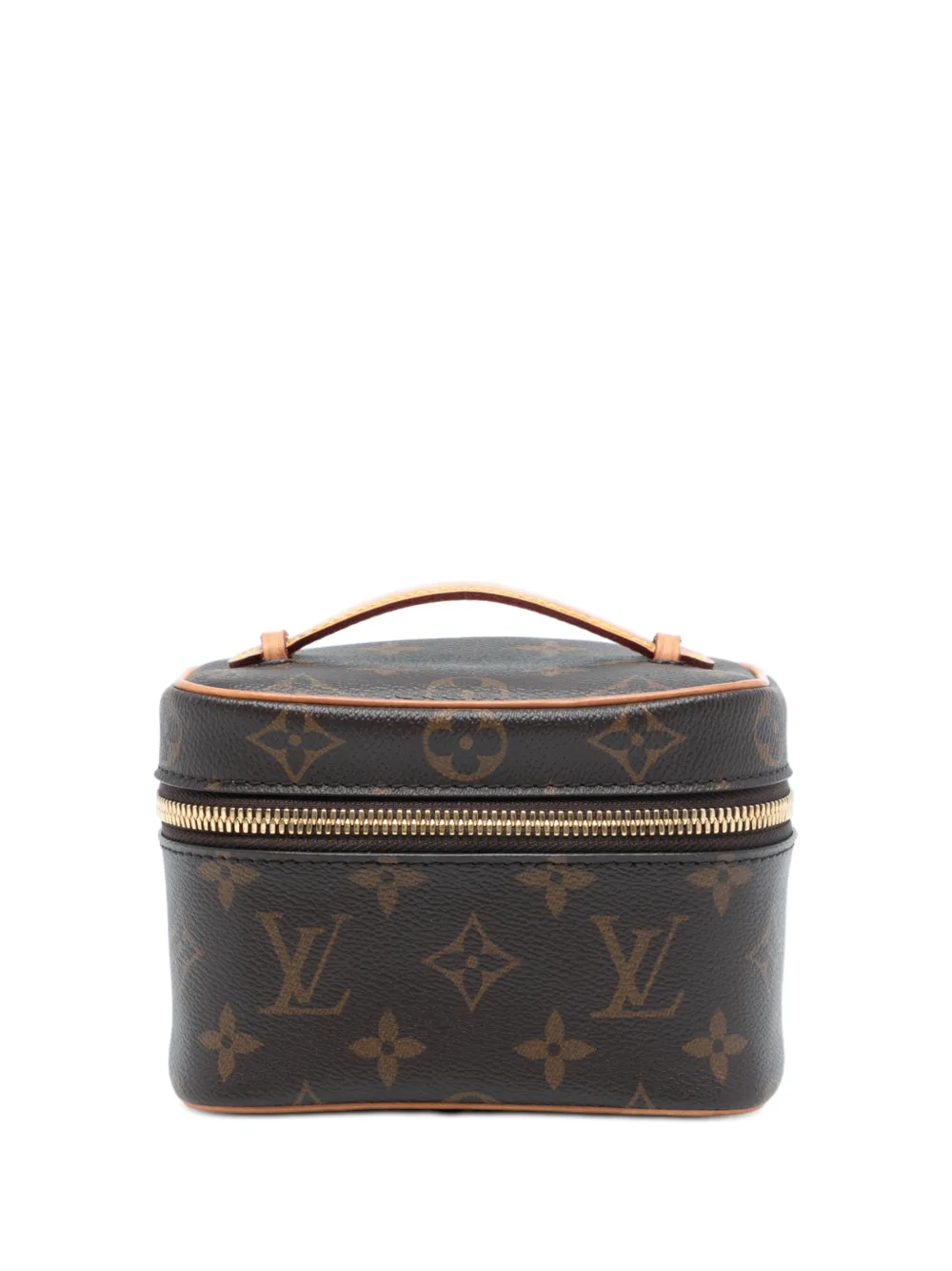 Louis Vuitton Pre-Owned Trousse make up Nice Nano con monogramma 2021-2025 - Marrone