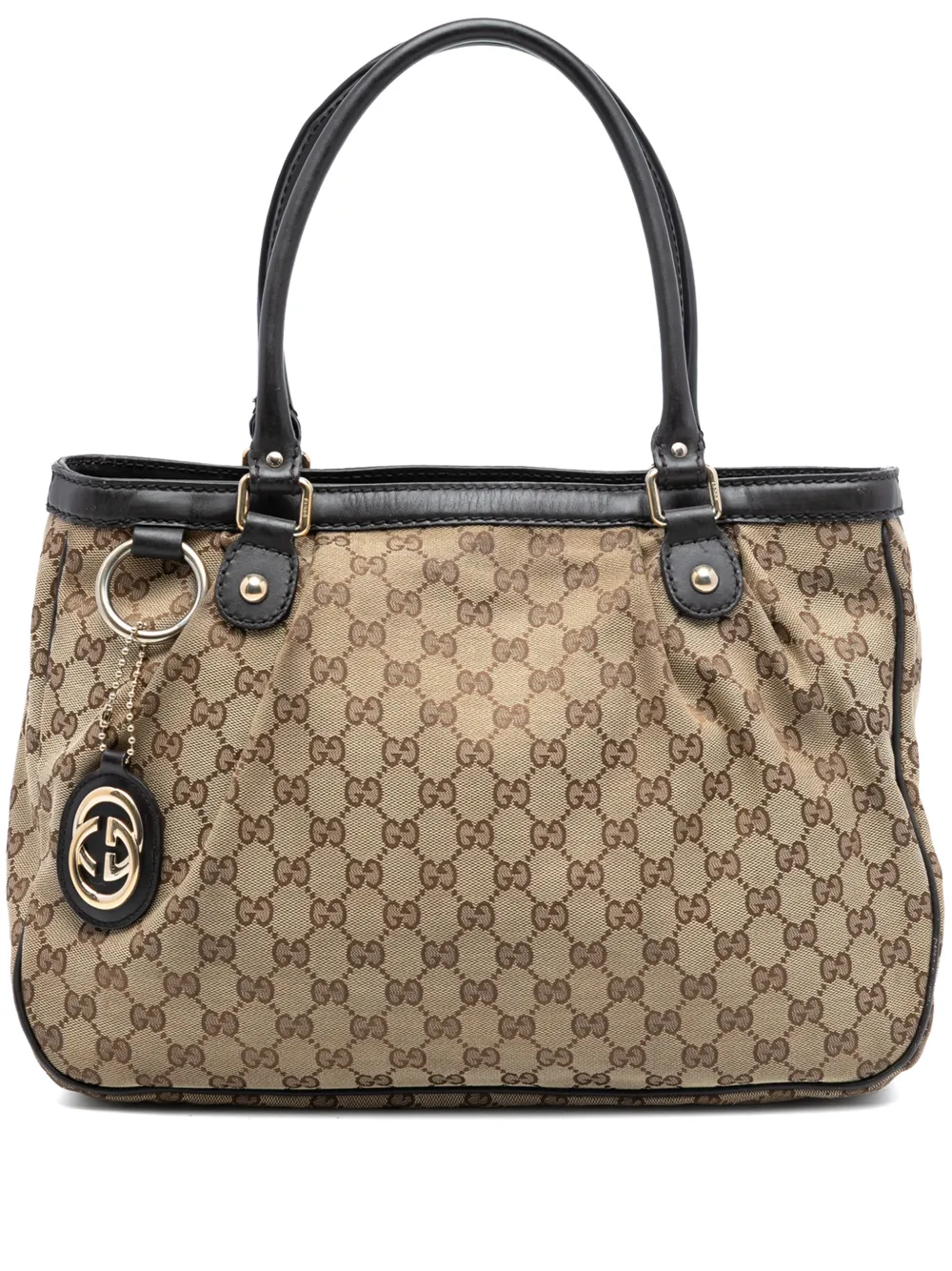 Gucci Pre-Owned Borsa tote Sukey in tela GG 2016-2025 - Marrone