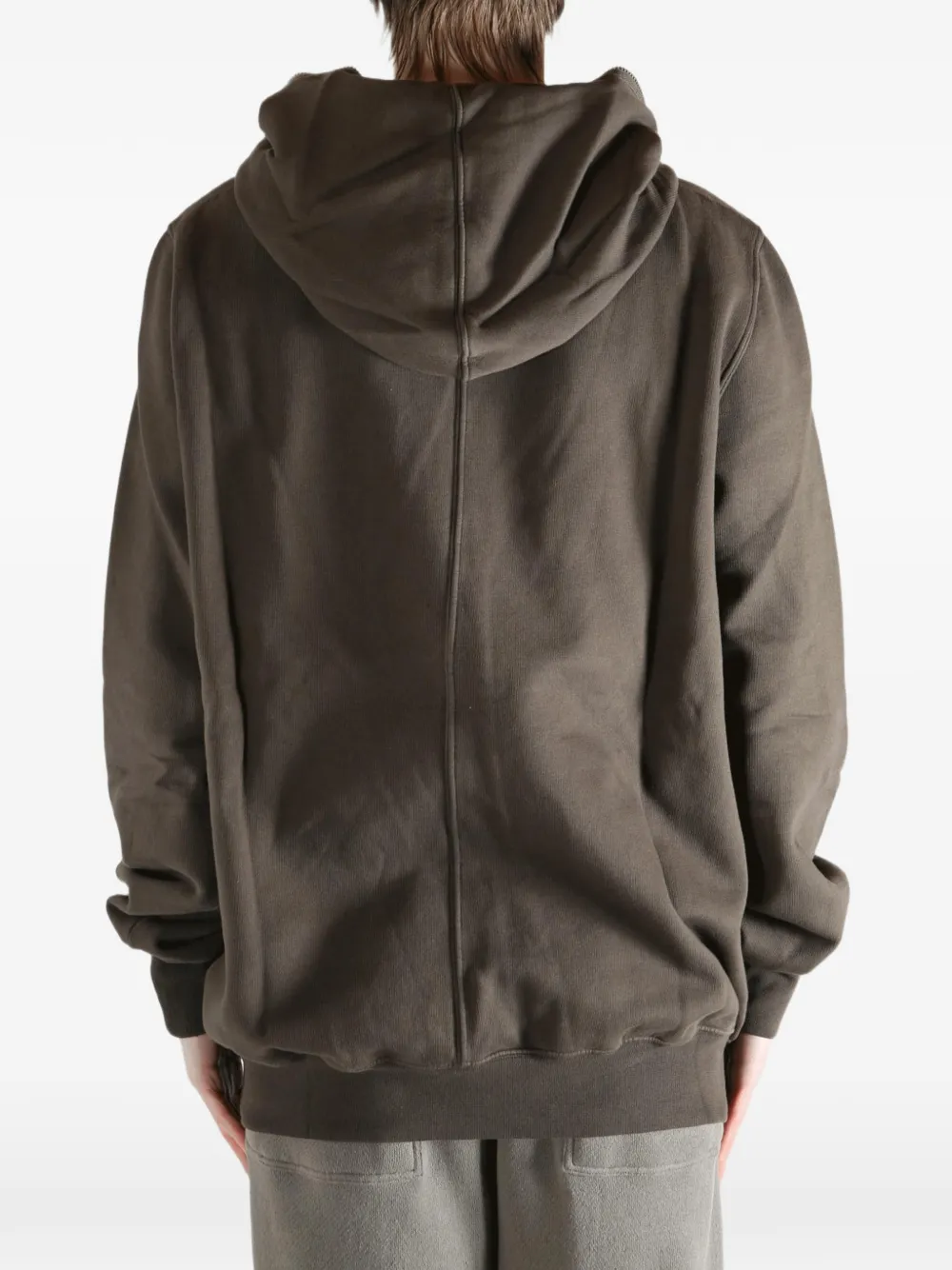 Rick Owens DRKSHDW Mountain hoodie met rits Bruin