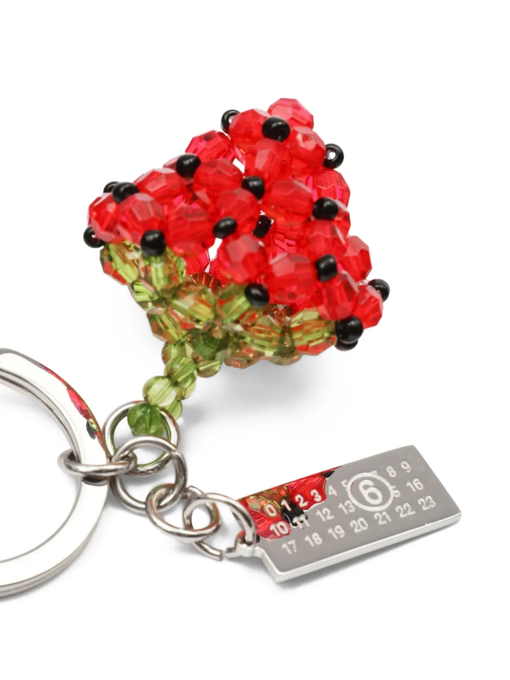 Mm6 Maison Margiela Strawberry-shape Keyring - Red 