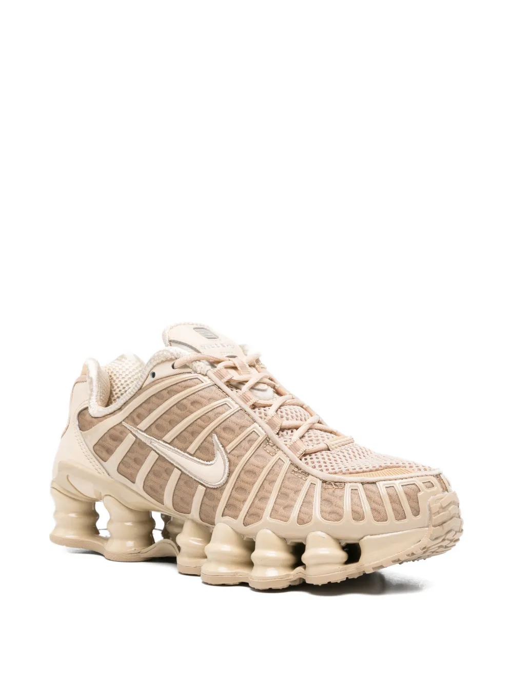 Nike Shox TL sneakers met textuur Beige