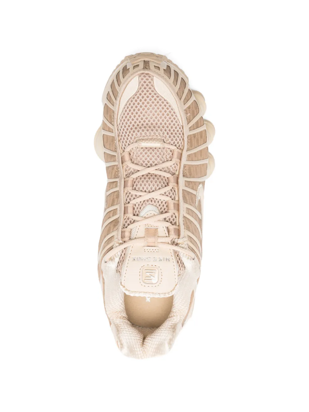 Nike Shox TL sneakers met textuur Beige