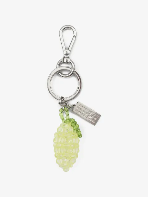 MM6 Maison Margiela lemon beaded  Numeric keyring