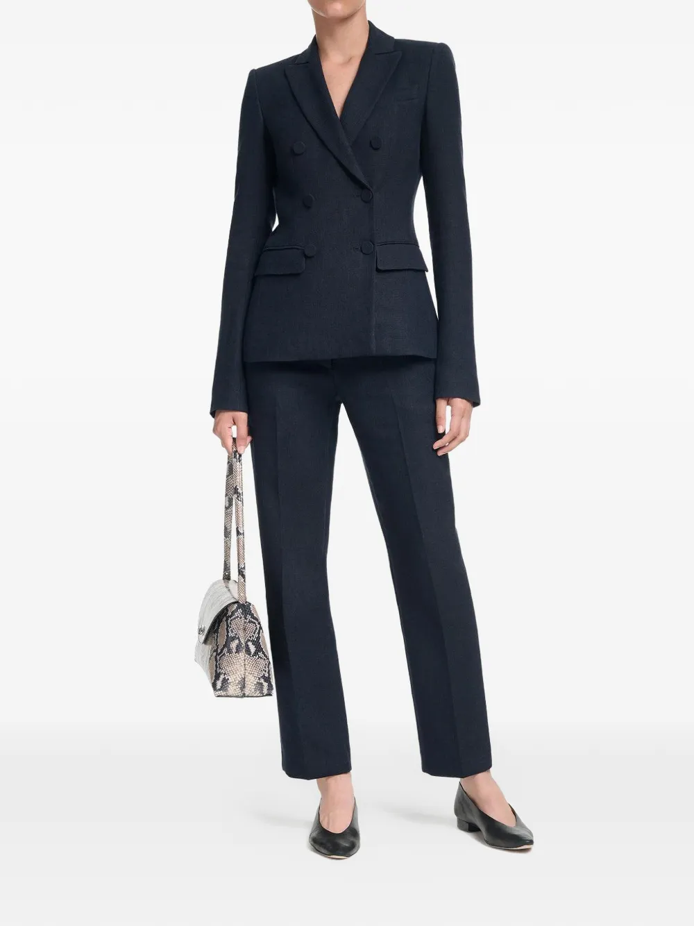  Altuzarra Double-breasted Fitted Jacket - Blue 