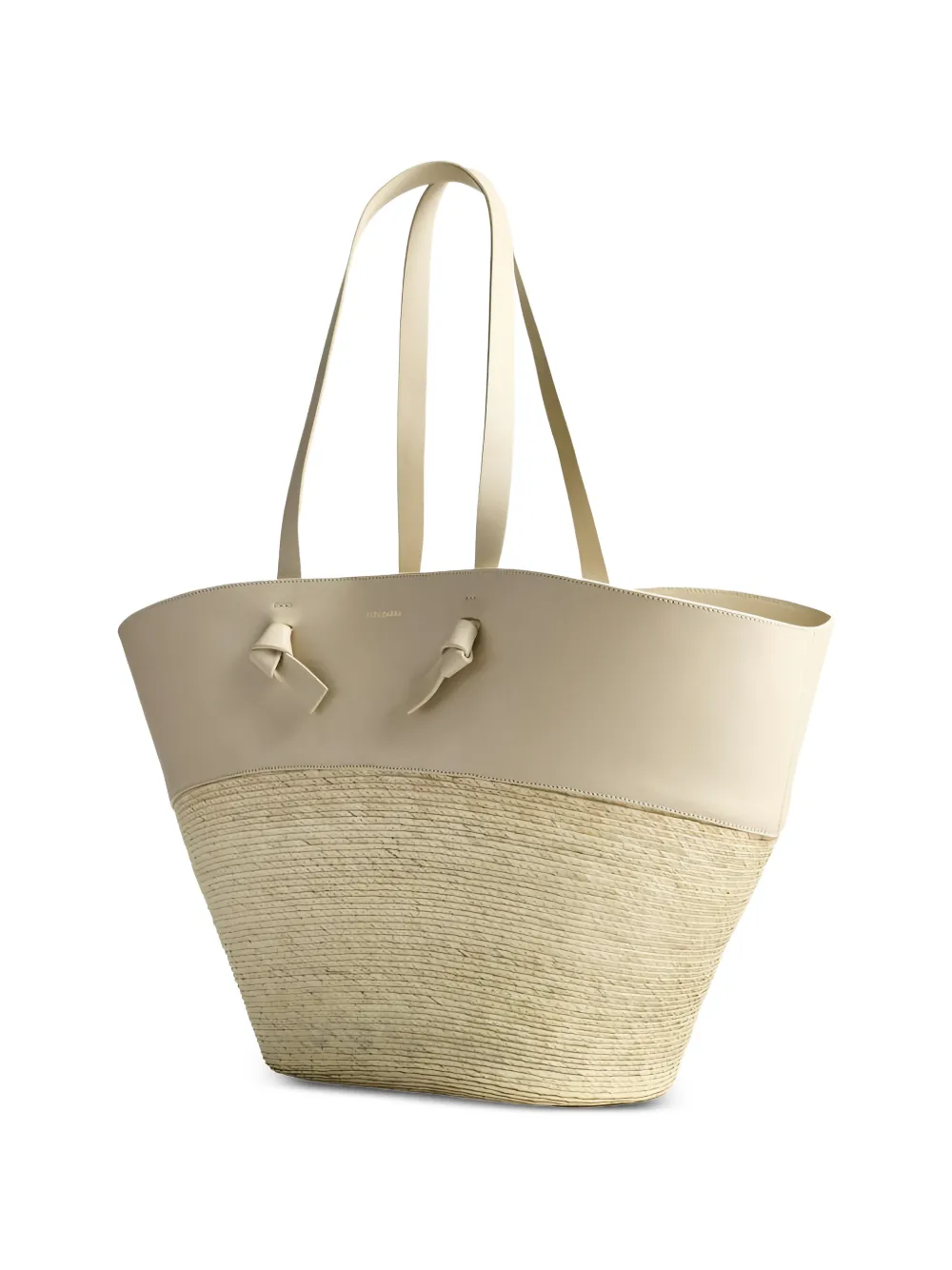 Large Knot Basket-Shape Tote Bag