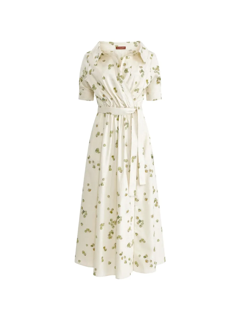 Altuzarra Lydia floral belted dress - Neutrals