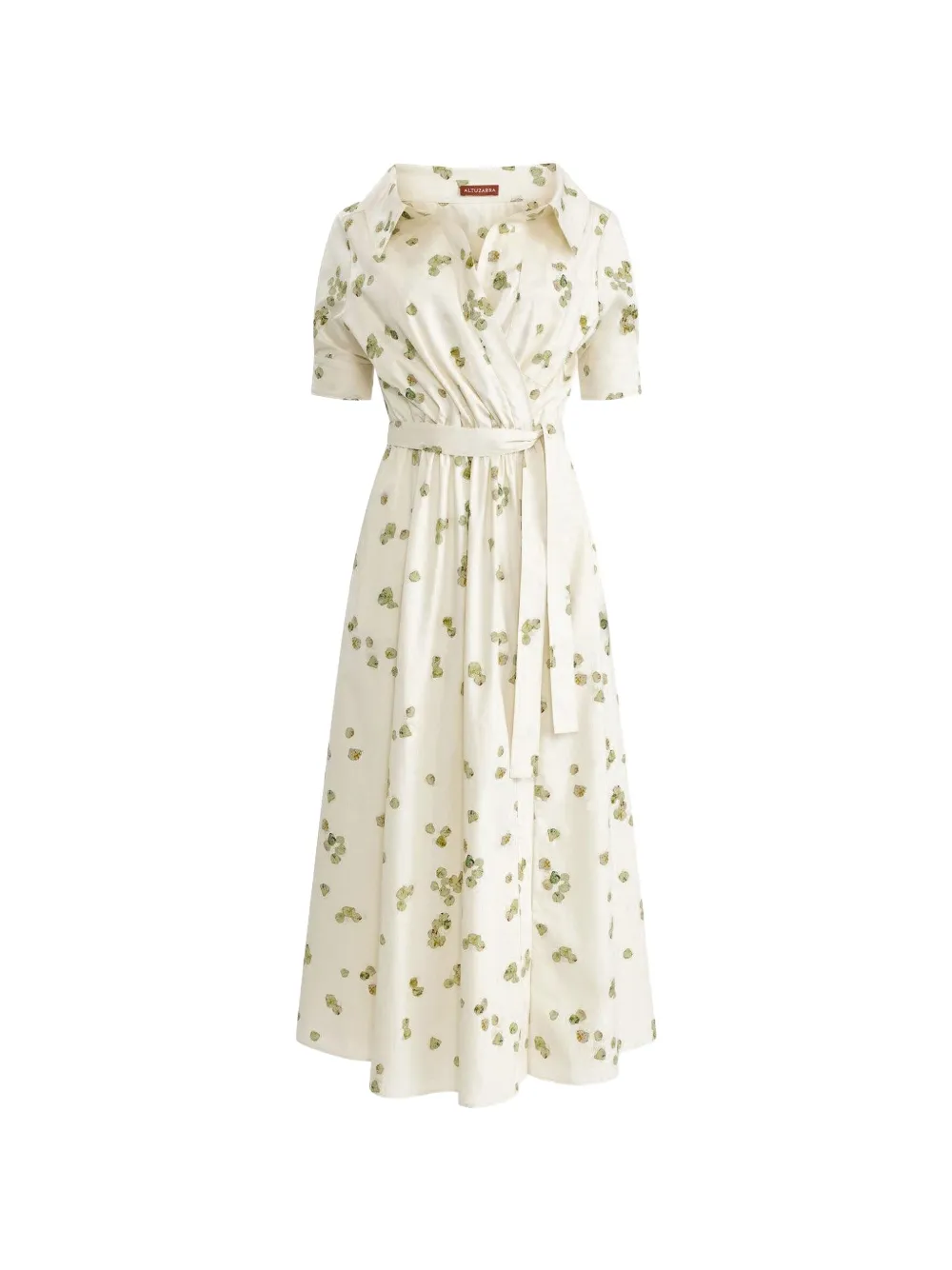 Altuzarra Lydia floral belted dress - Neutrals