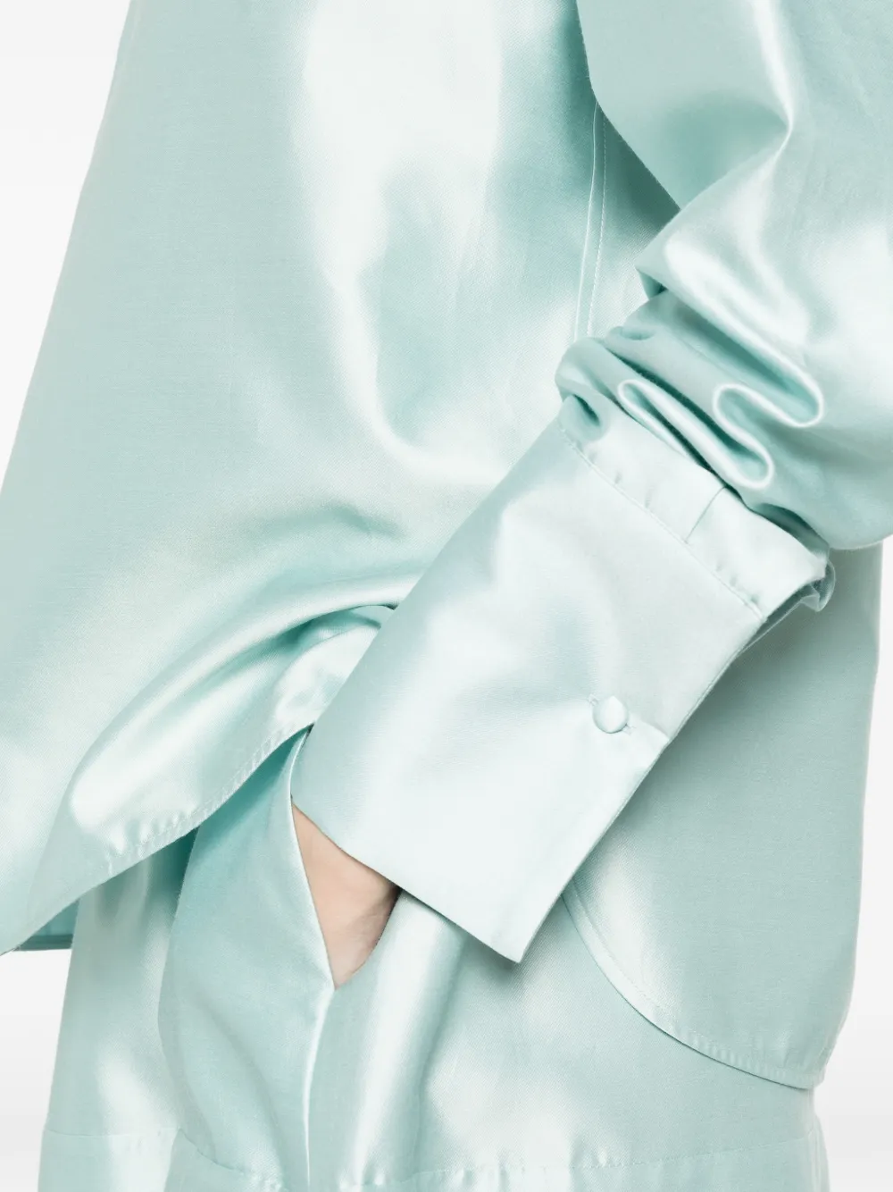 Kiton Shirt and Skirt Set (set of Two) in Blue, view 4