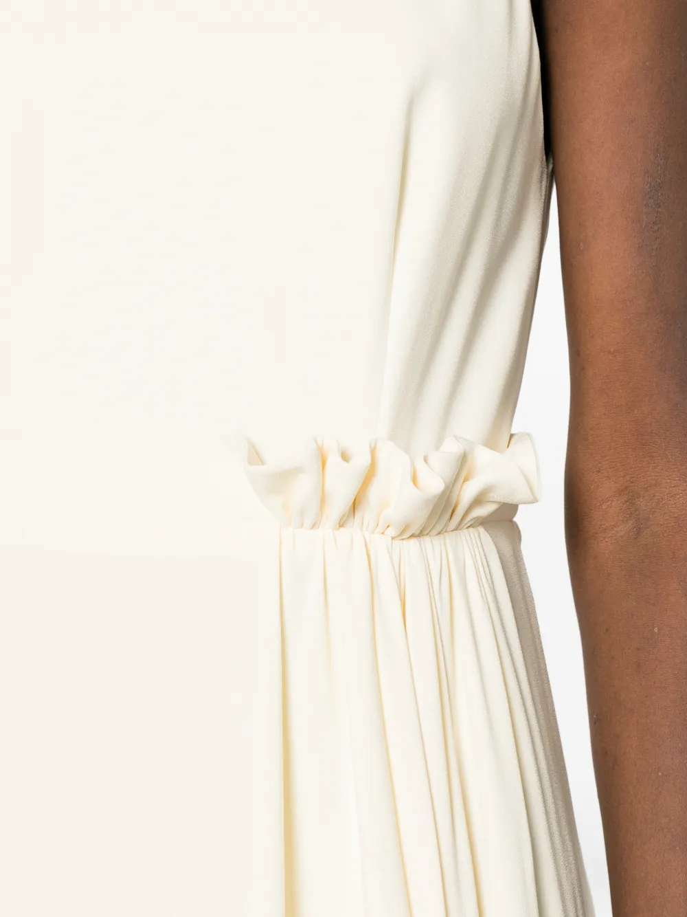 Givenchy Gesmockte midi-jurk Beige