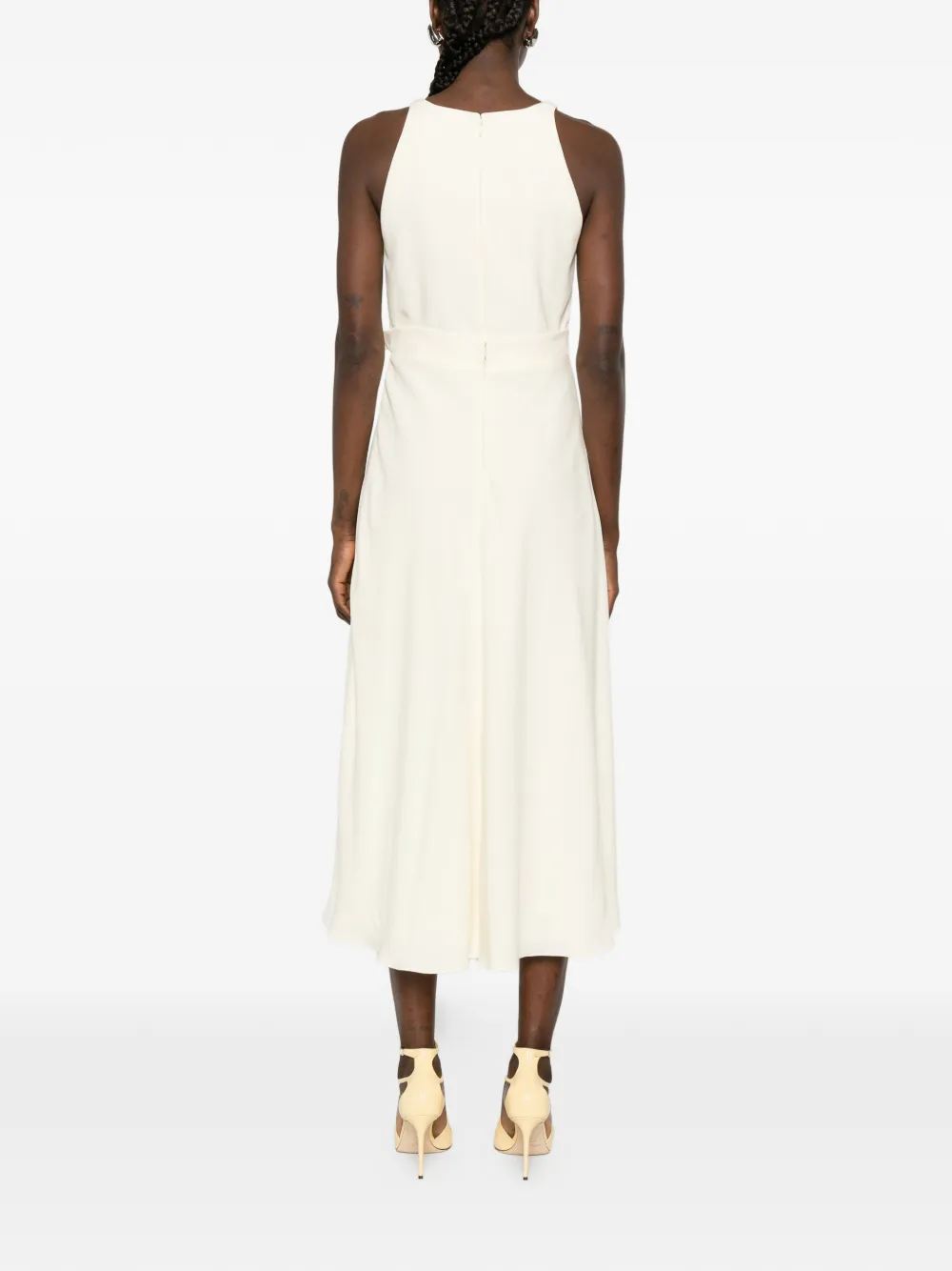 Givenchy Gesmockte midi-jurk Beige