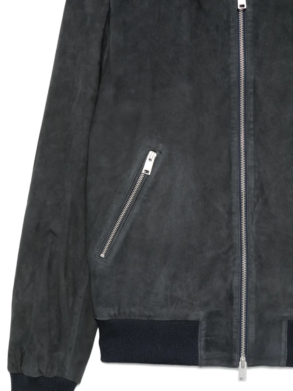  Arma Didier Suede Bomber Jacket - Blue 
