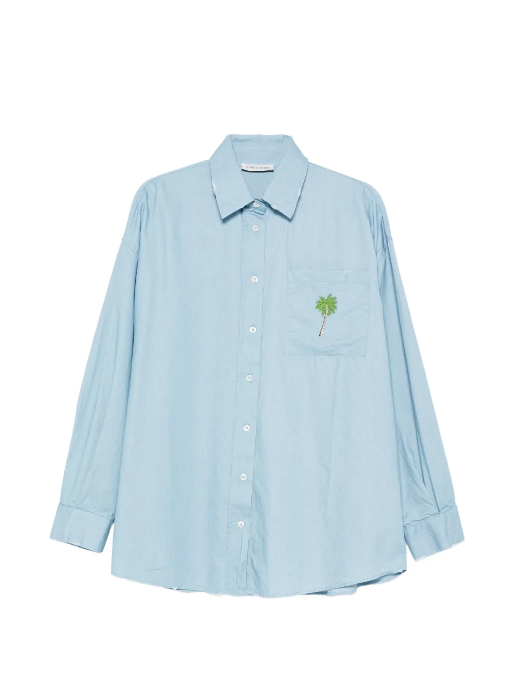 Joshua Sanders embroidered shirt - Blu