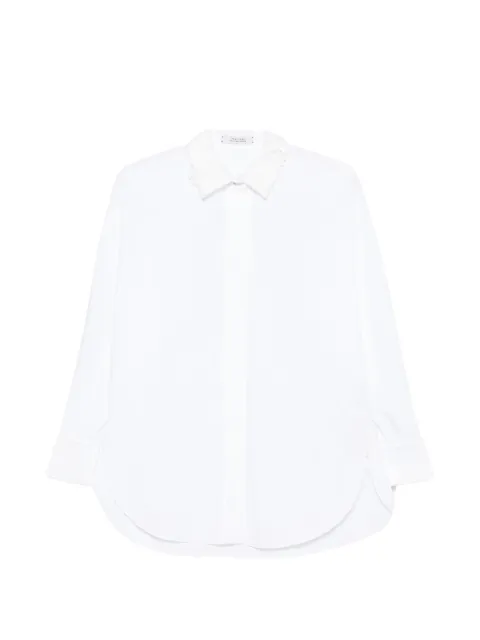 Dorothee Schumacher camisa Power con cuello de encaje