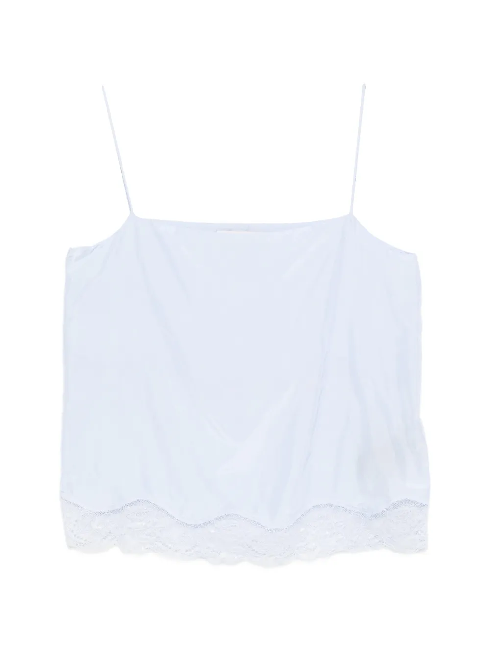 Dorothee Schumacher Playful Volumes lace-trim top - Blu