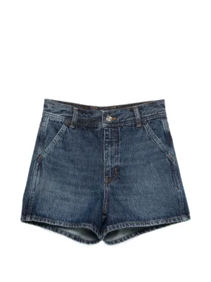 TWINSET ラインストーン デニムショーツ | ブルー | FARFETCH JP