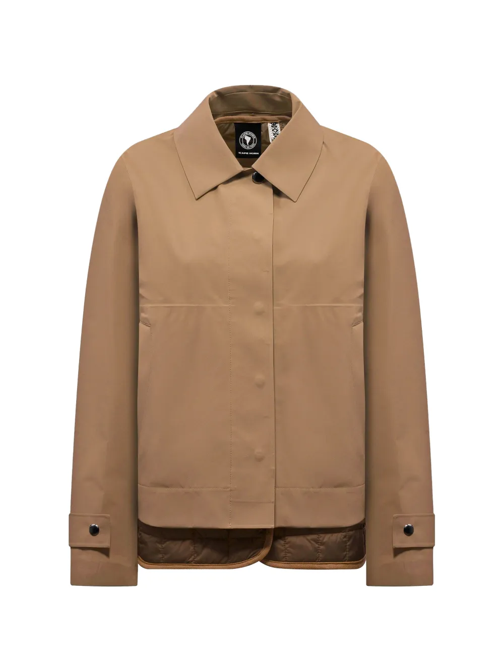 CAPE HORN Lebu cuffed jacket - Marrone