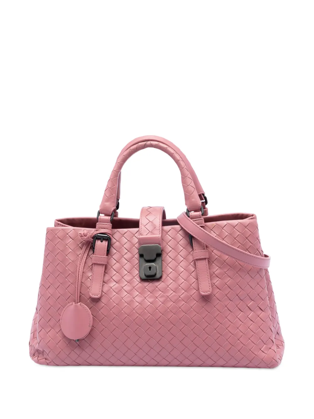 Bottega Veneta Pre-Owned Borsa a tracolla Intrecciato Roma piccola in nappa 2012-2025 - Rosa