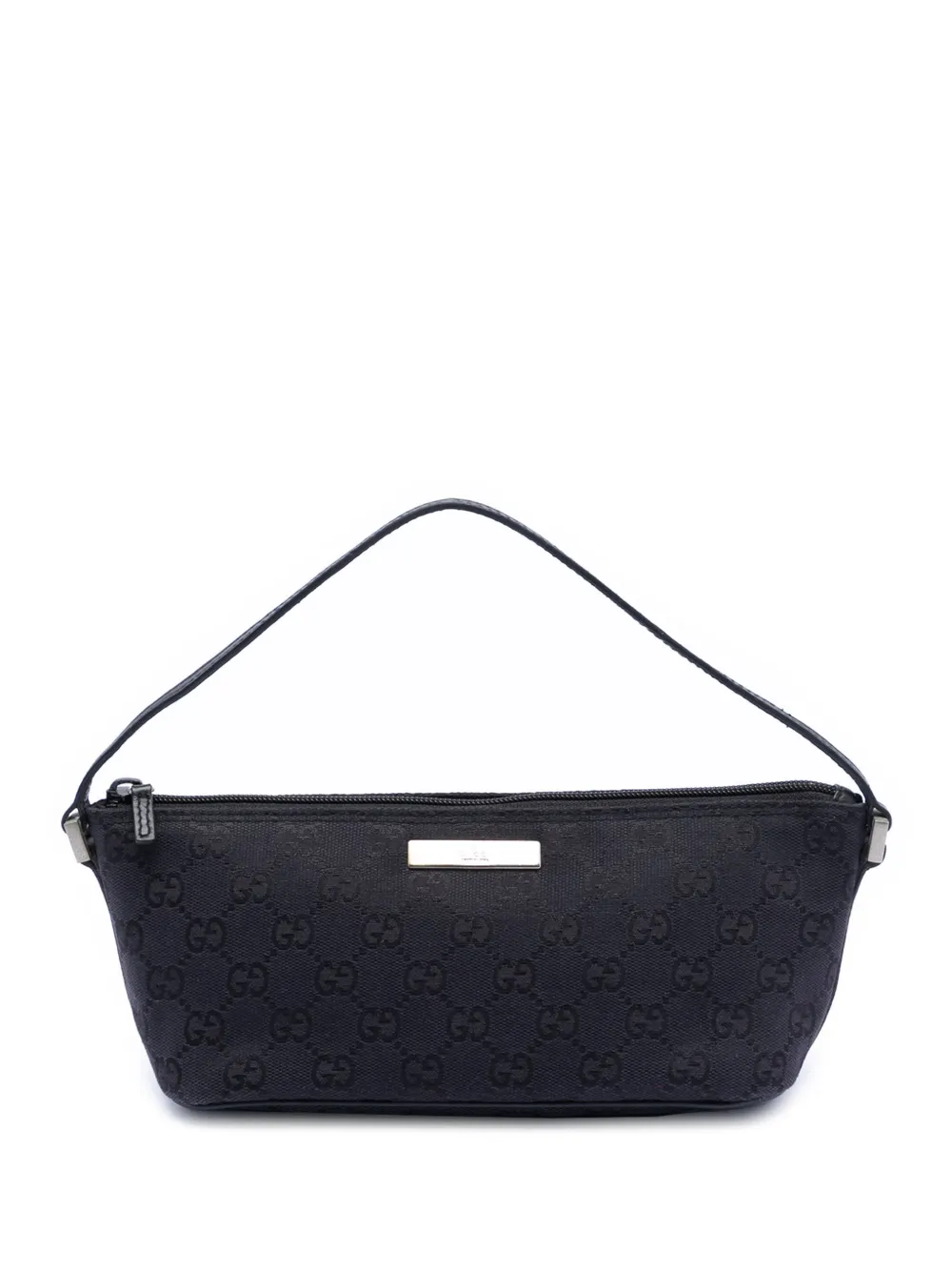 Gucci Pre-Owned 2000-2015 GG Canvas Boat shoulder bag - Nero