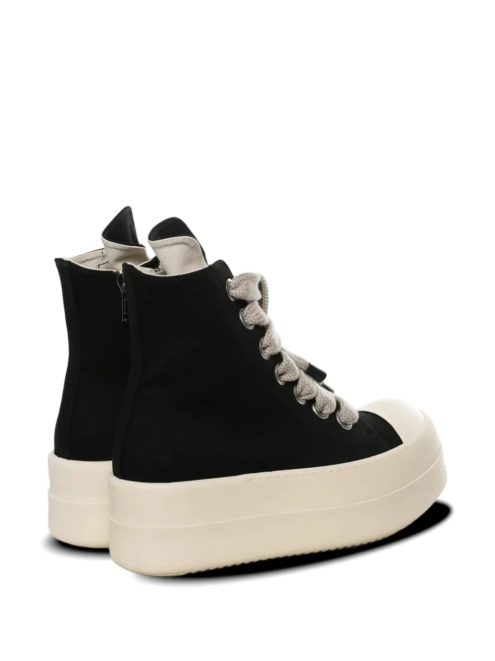Rick Owens DRKSHDW platform high-top sneakers Zwart