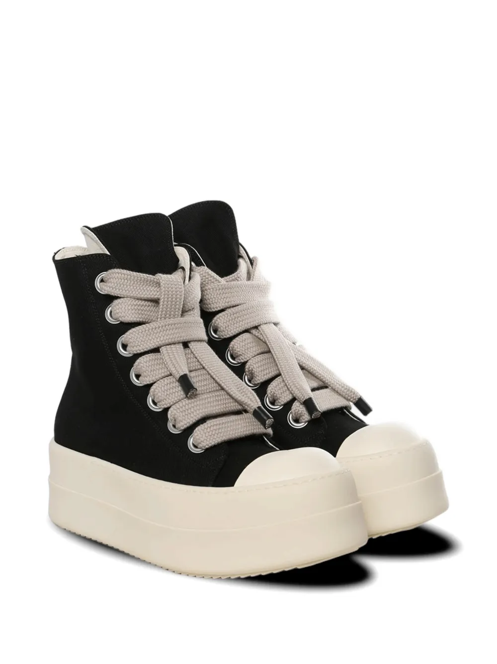 Rick Owens DRKSHDW platform high-top sneakers Zwart