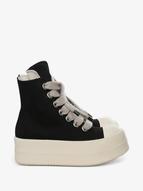 Rick Owens DRKSHDW tenis altos con plataforma