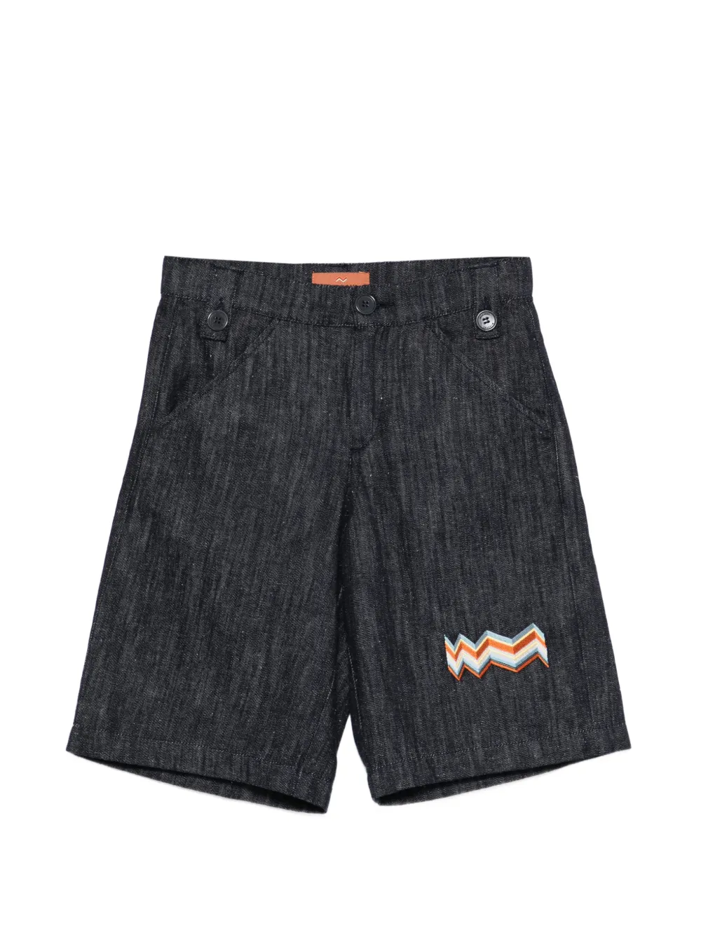 Missoni Kids button-fastening shorts - Blau