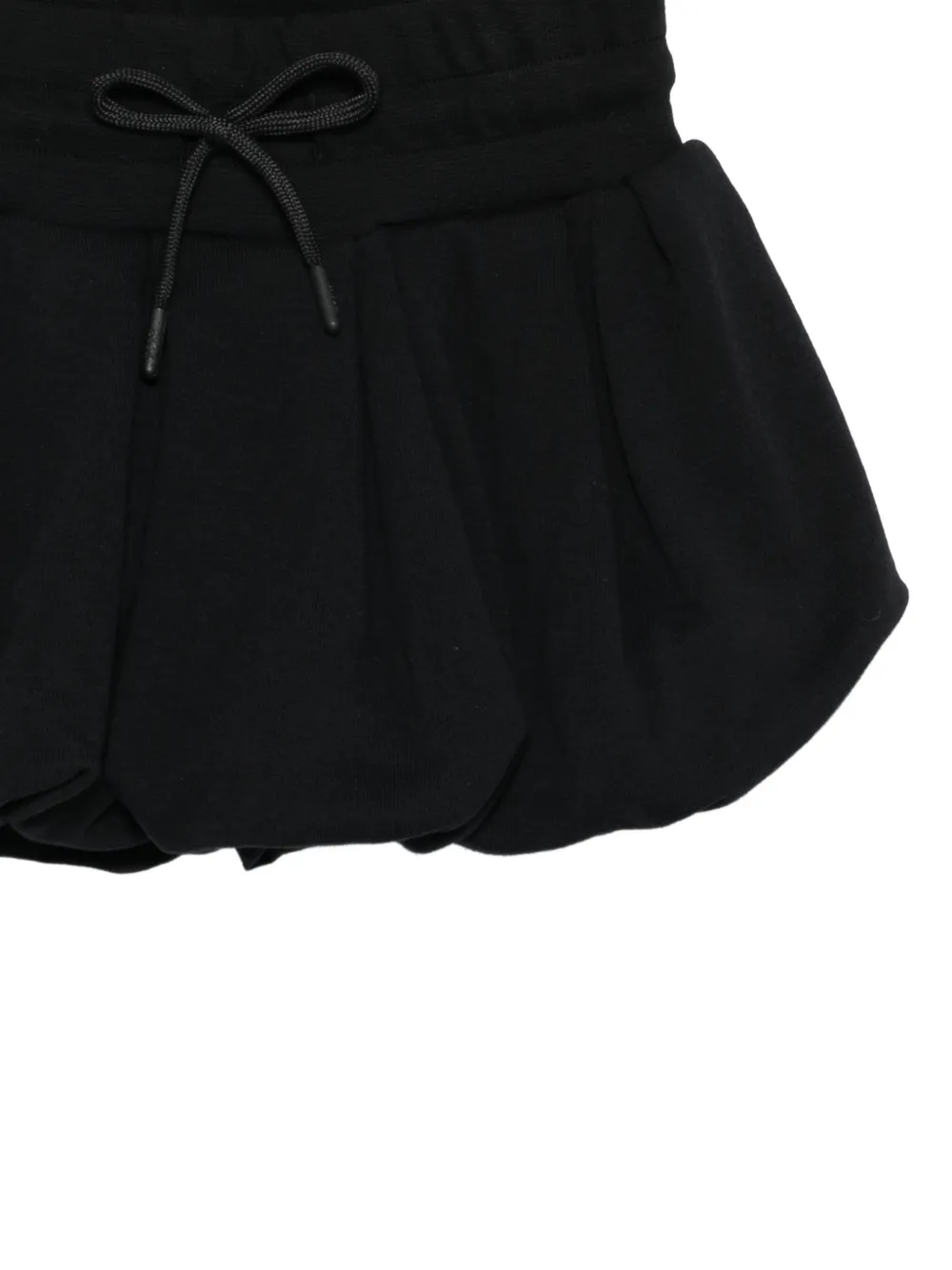  Msgm Kids Drawstring Shorts - Black 