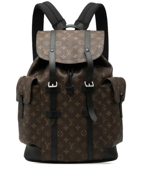 Louis Vuitton Pre-Owned 2017 Monogram Macassar Christopher MM backpack
