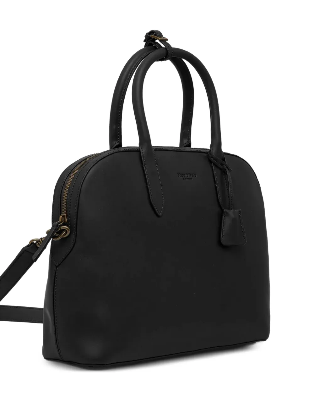 Marc O'Polo Shopper met logo Zwart
