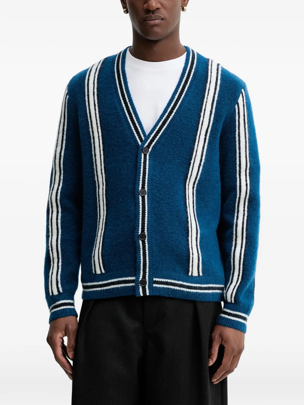Marc O'Polo Cardigan con scollo a V - Blu