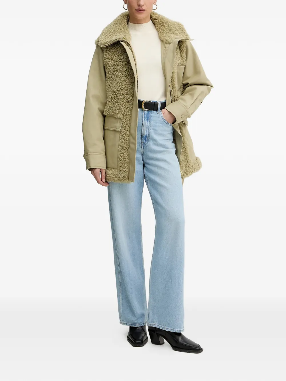  Marc O'polo Panelled Jacket - Green 