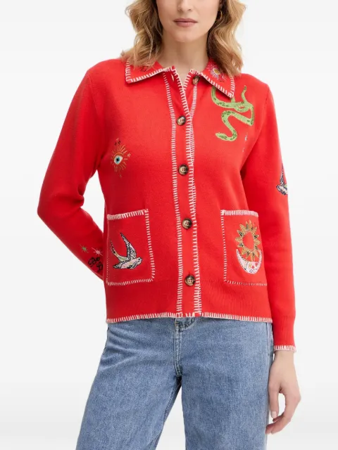NEVER FULLY DRESSED cardigan Mystical brodé