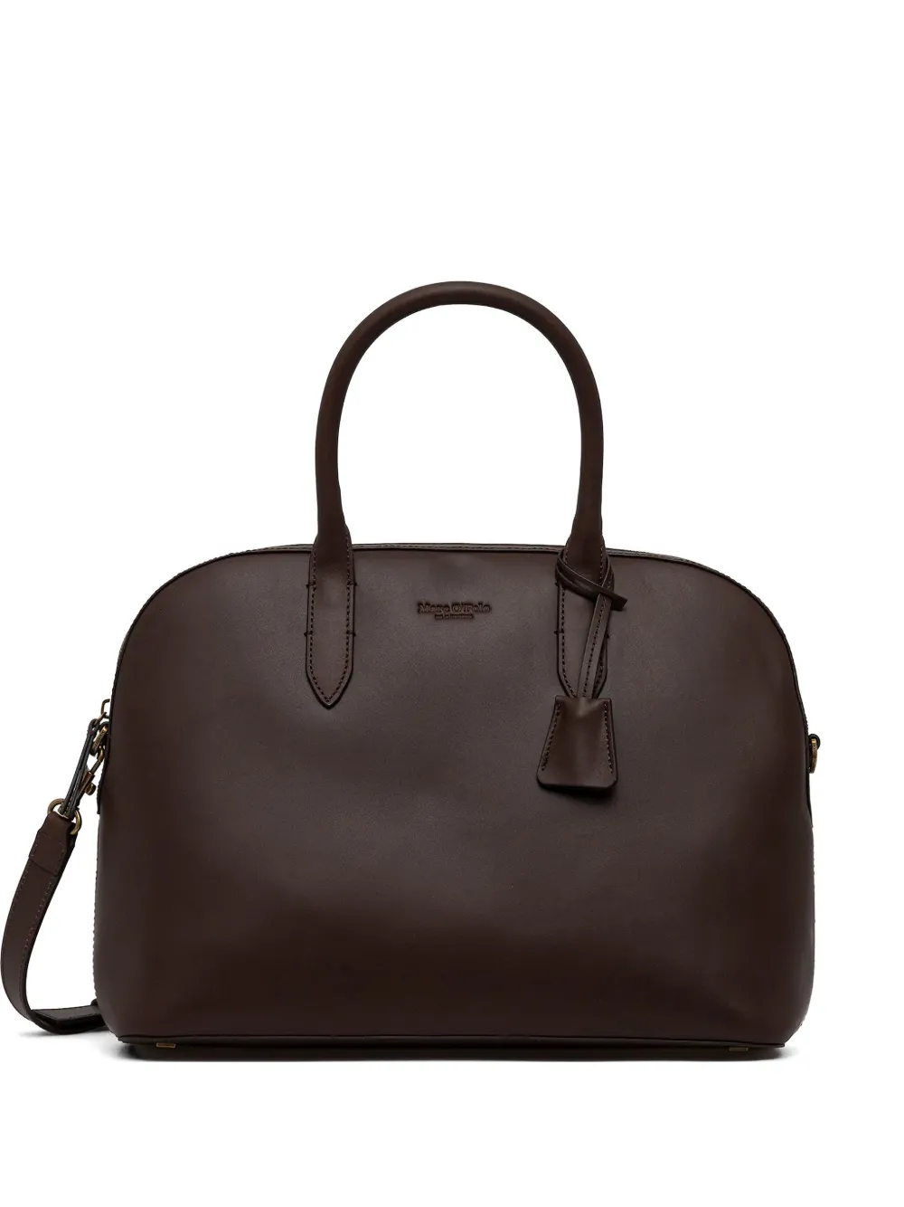 Marc O'Polo Borsa tote con logo - Marrone