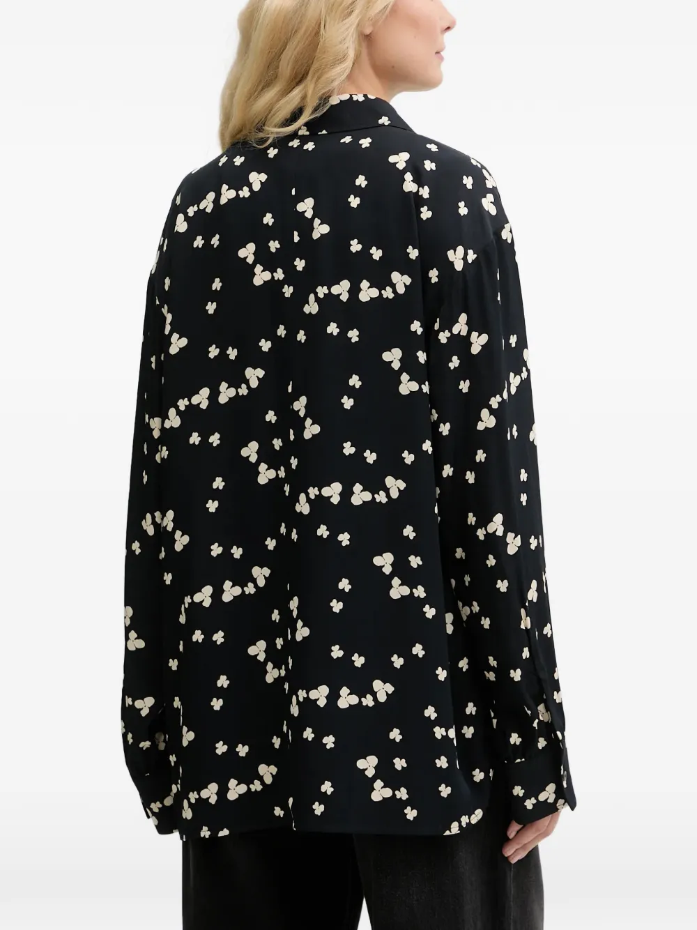  Marc O'polo Camisa Con Estampado Floral - Negro 