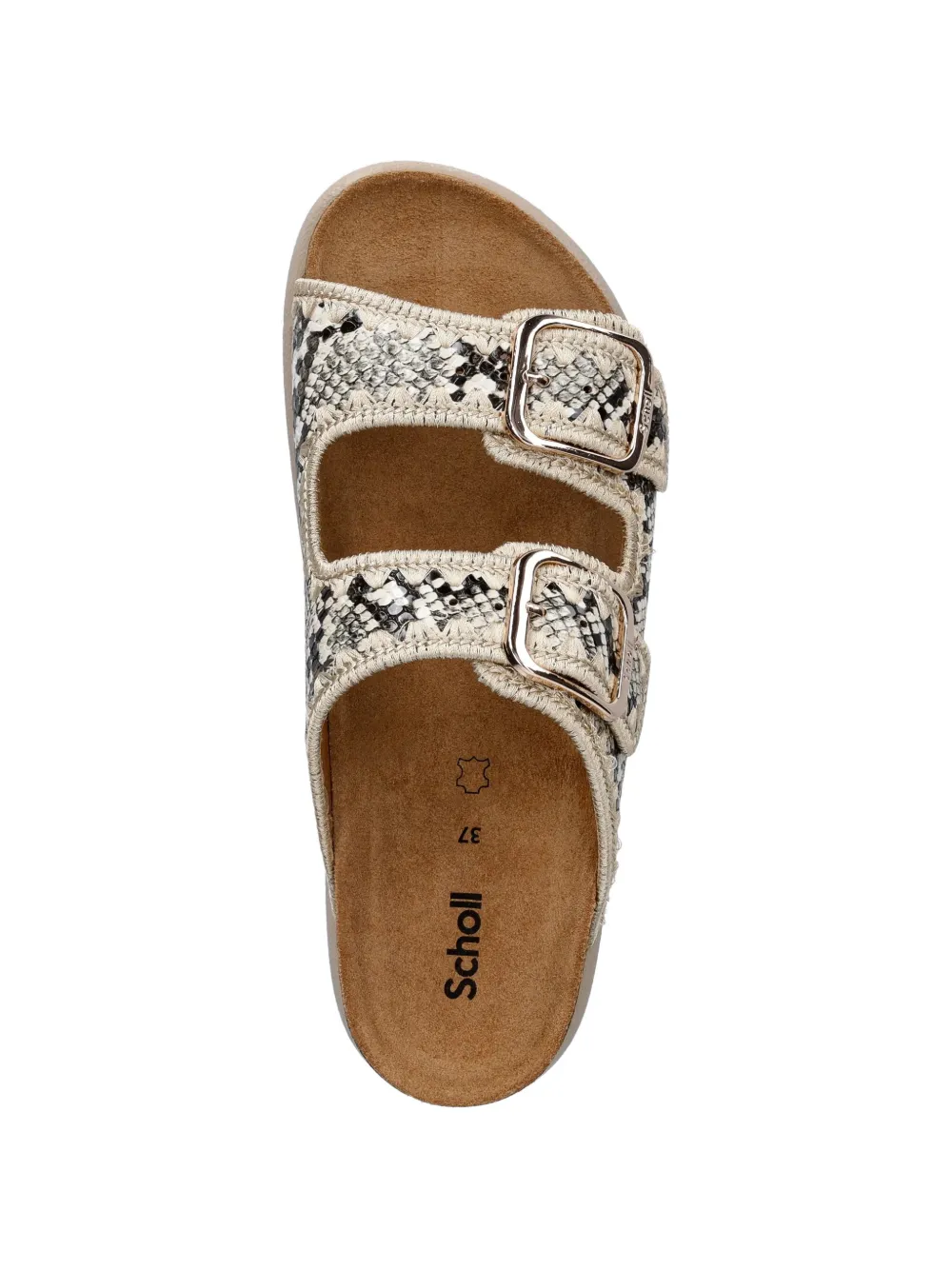 Scholl Noelle sandalen met gesp Beige