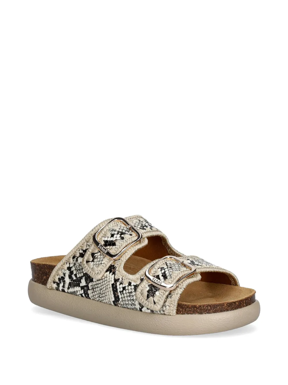 Scholl Noelle sandalen met gesp Beige