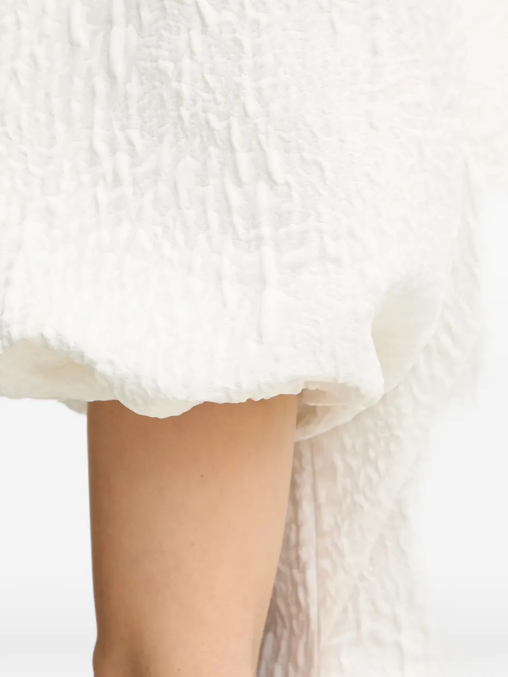 Stine Goya Mini-jurk met pofmouwen Wit