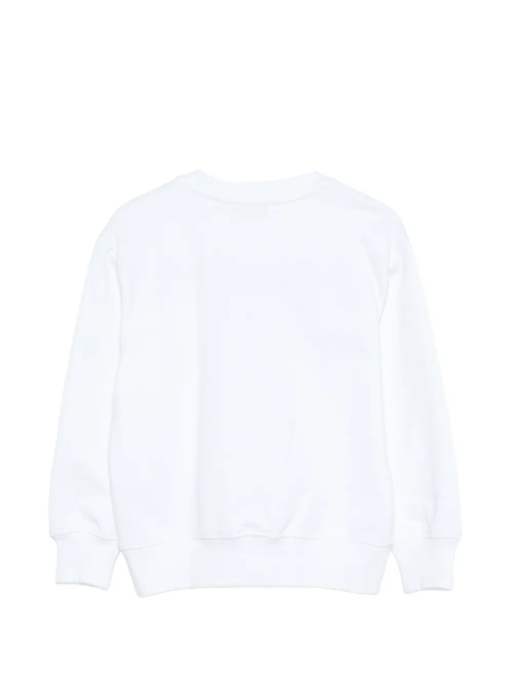 MSGM Kids Sweater met logoprint Wit