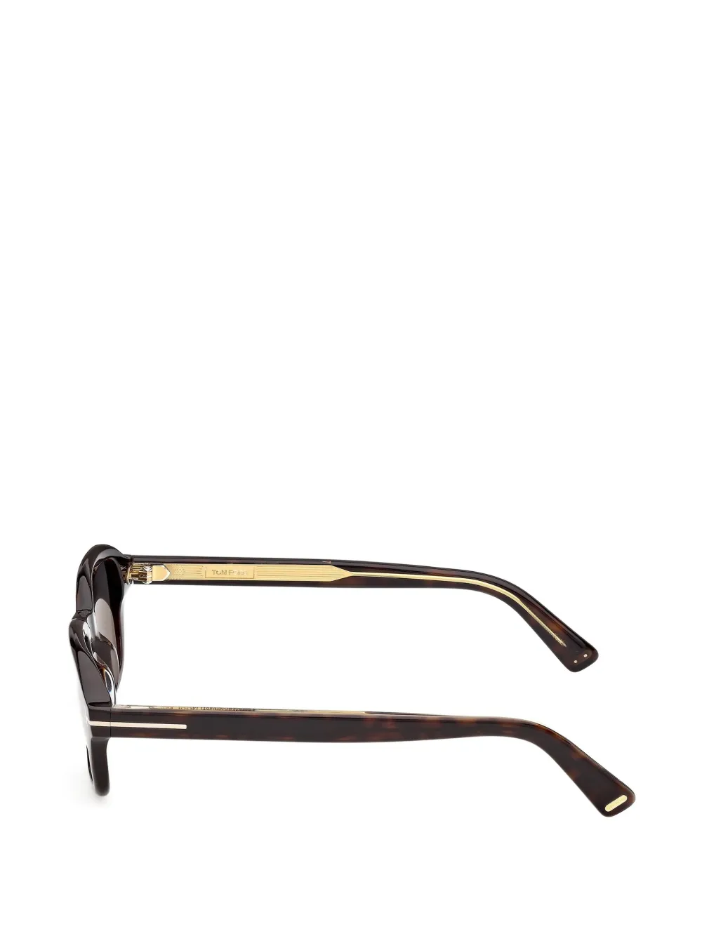 TOM FORD Eyewear Zonnebril met vierkant montuur Bruin