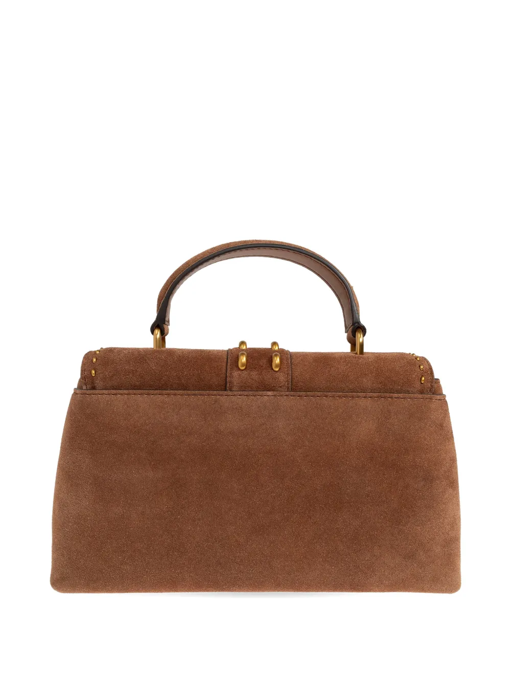 Michael Kors Tribeca shopper met studs en handgreep Bruin