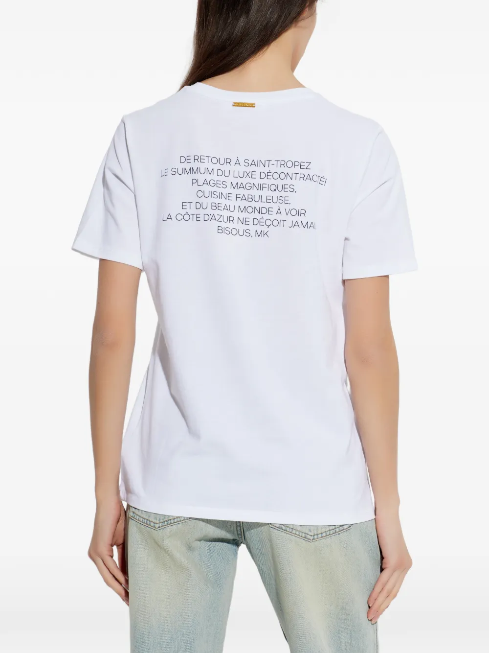Michael Kors Grafisch T-shirt Wit