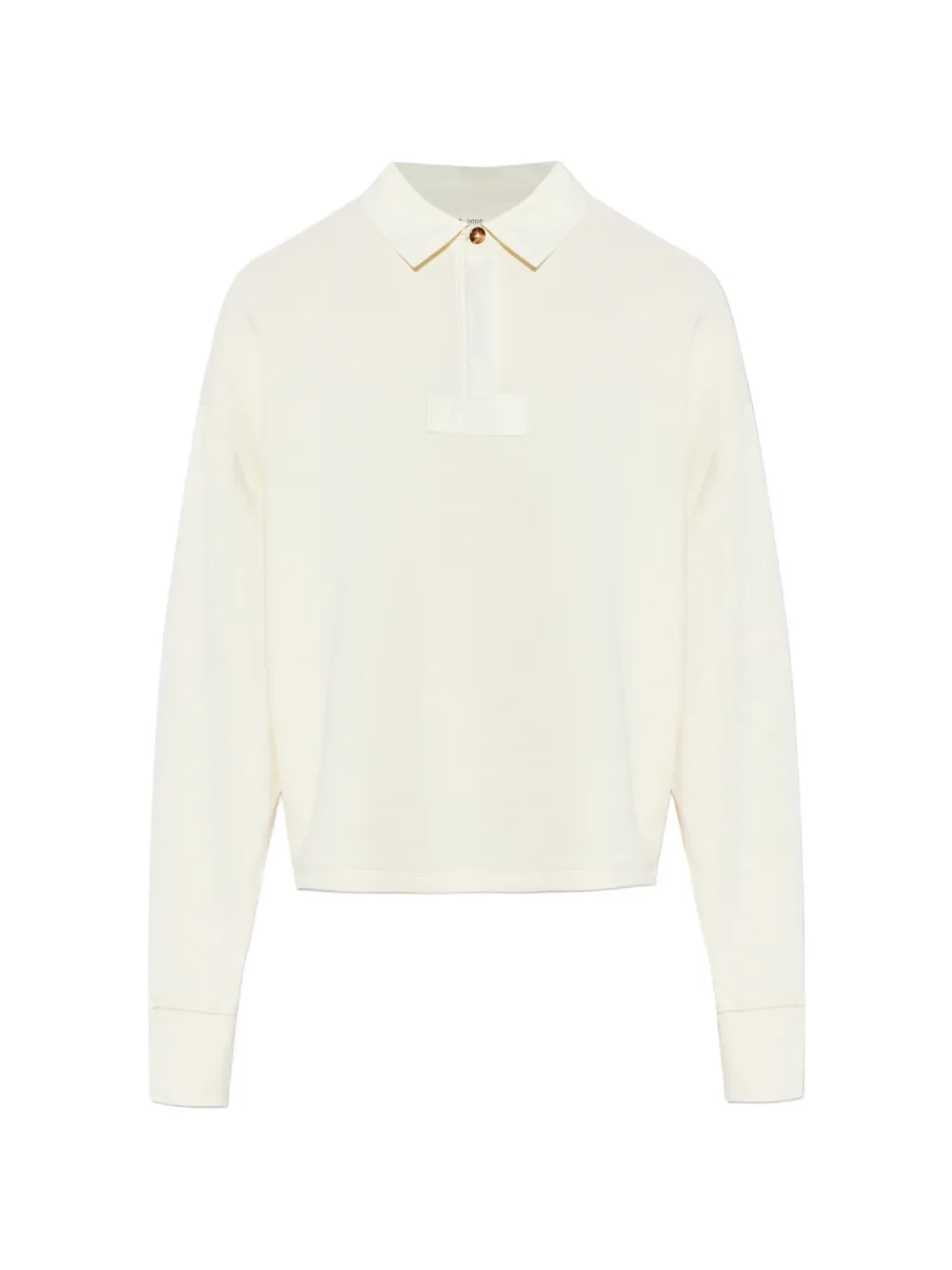 rag & bone polo-collar sweater - Nude