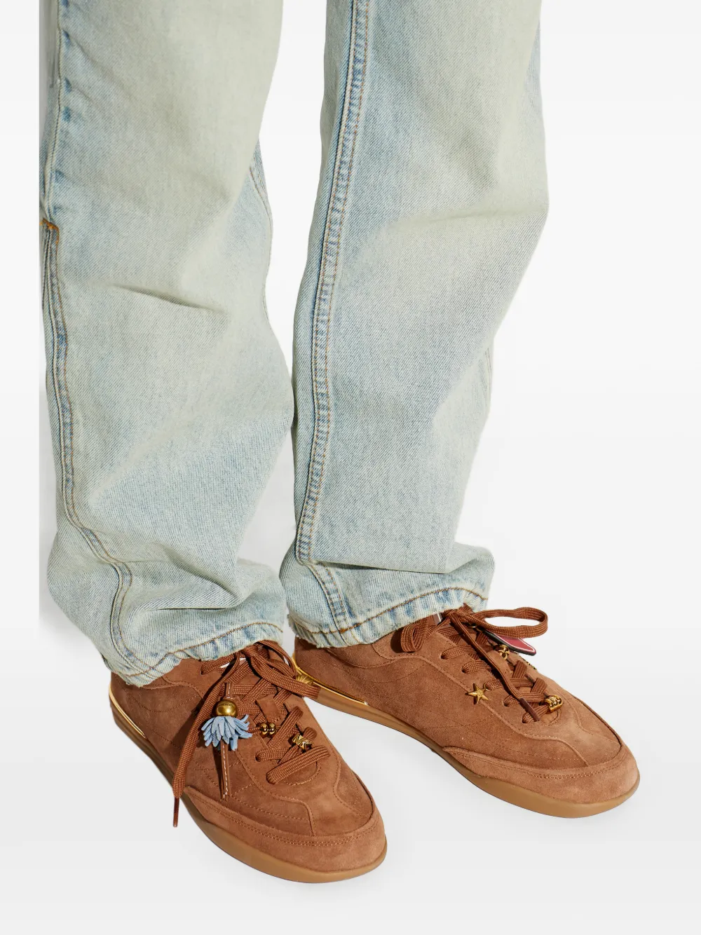 Michael Kors Sneakers met bedel Bruin